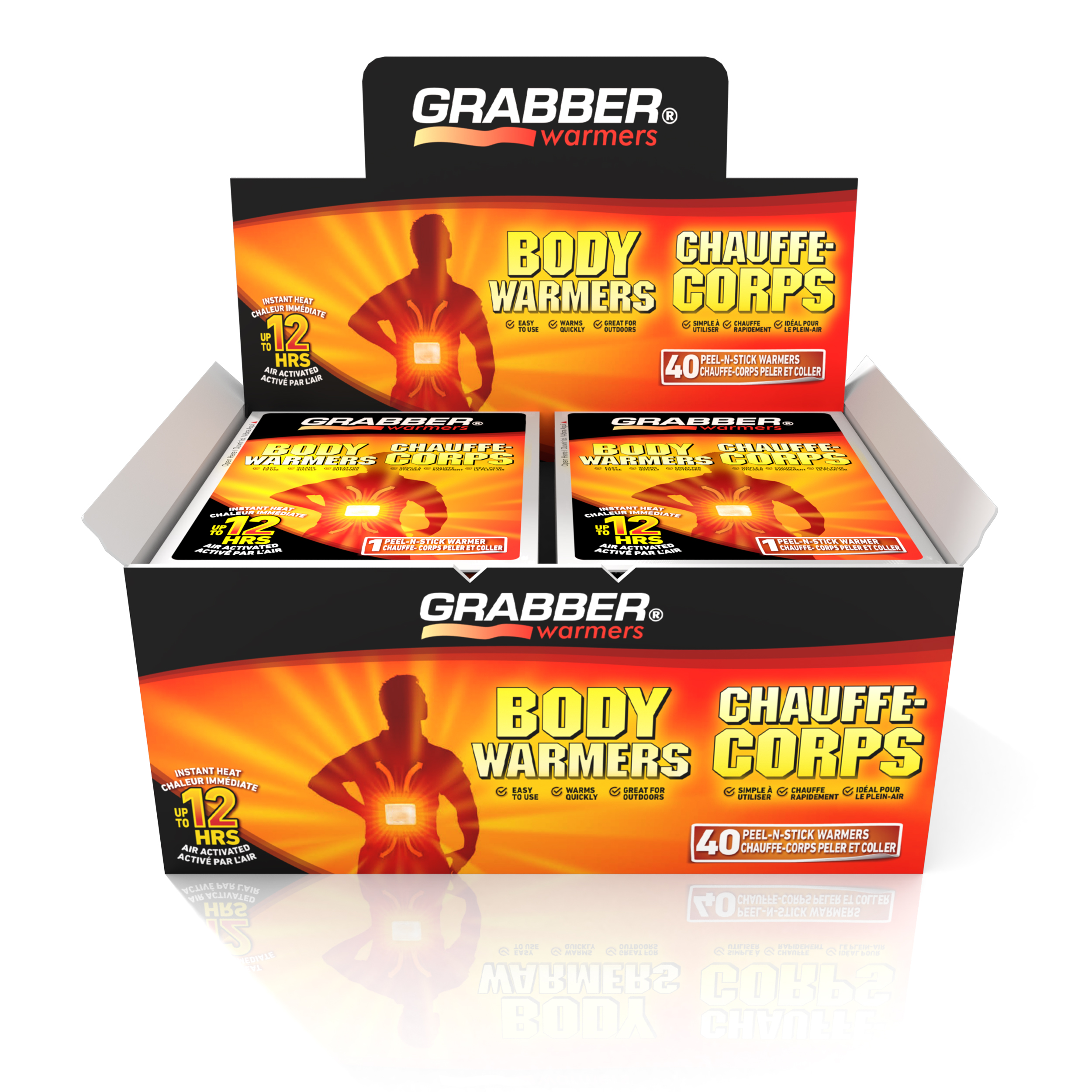 Image Réchauffeurs de corps Grabber, trilingue