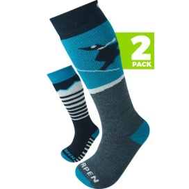Image Lorpen S2KNE Merino Ski 2Pack Eco Children BLUE S