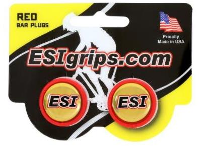 Image BOUCHONS DE GUIDON ESI ROUGES (06-1115)