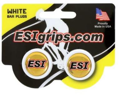 Image BOUCHONS DE GUIDON ESI BLANCS (06-1125)
