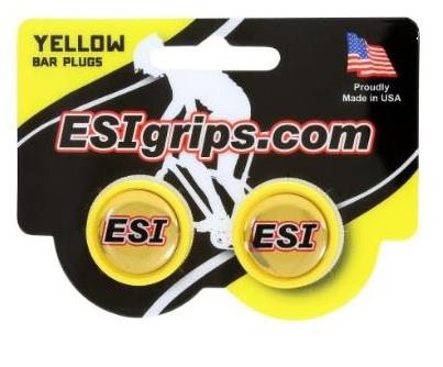 Image BOUCHONS DE GUIDON ESI JAUNE (06-1140)