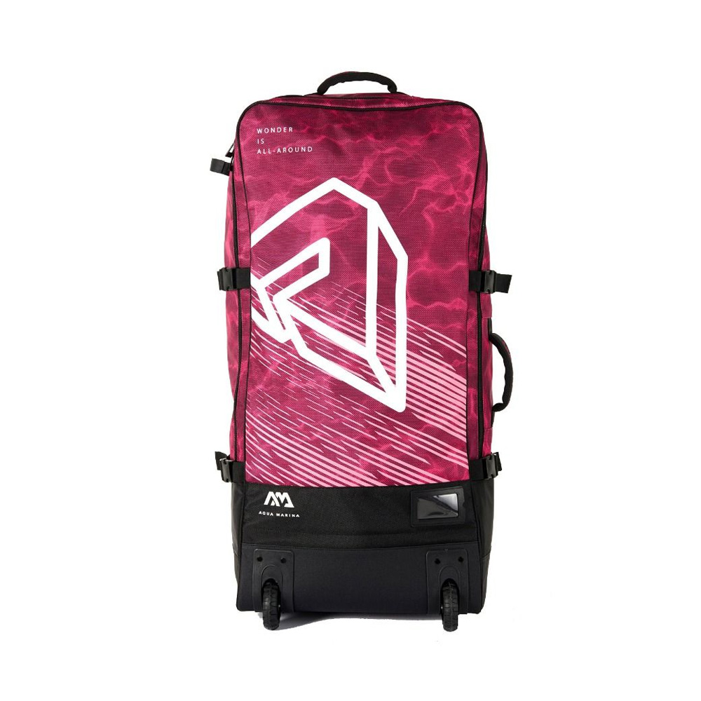 Image Premium Luggage Bag with rolling wheel 90L RASPBERRY