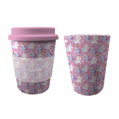 Image Tasse Bambou enfants (9.5 oz) - Licornes