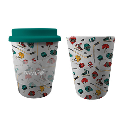 Image Tasse Bambou enfants (9.5 oz) - Hockey