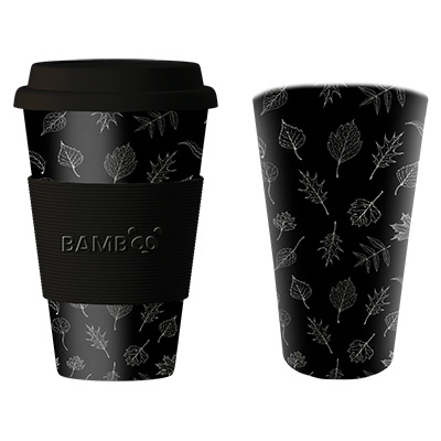 Image Tasse en bambou, Feuilles d'arbre