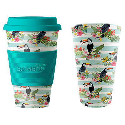 Image Bamboo Mug, Toucans