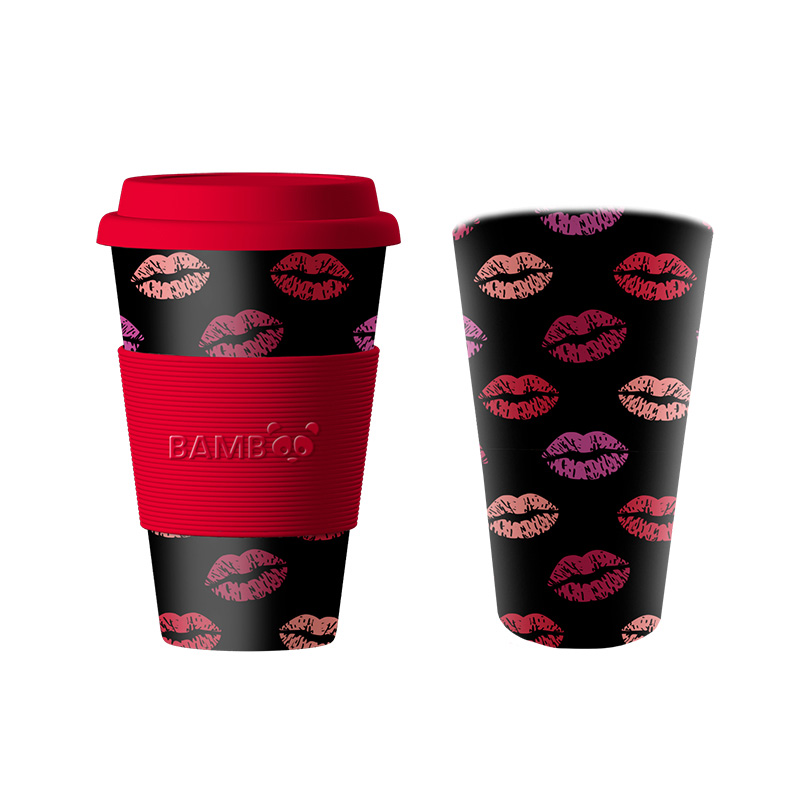 Image Tasse en bamboo, bisous