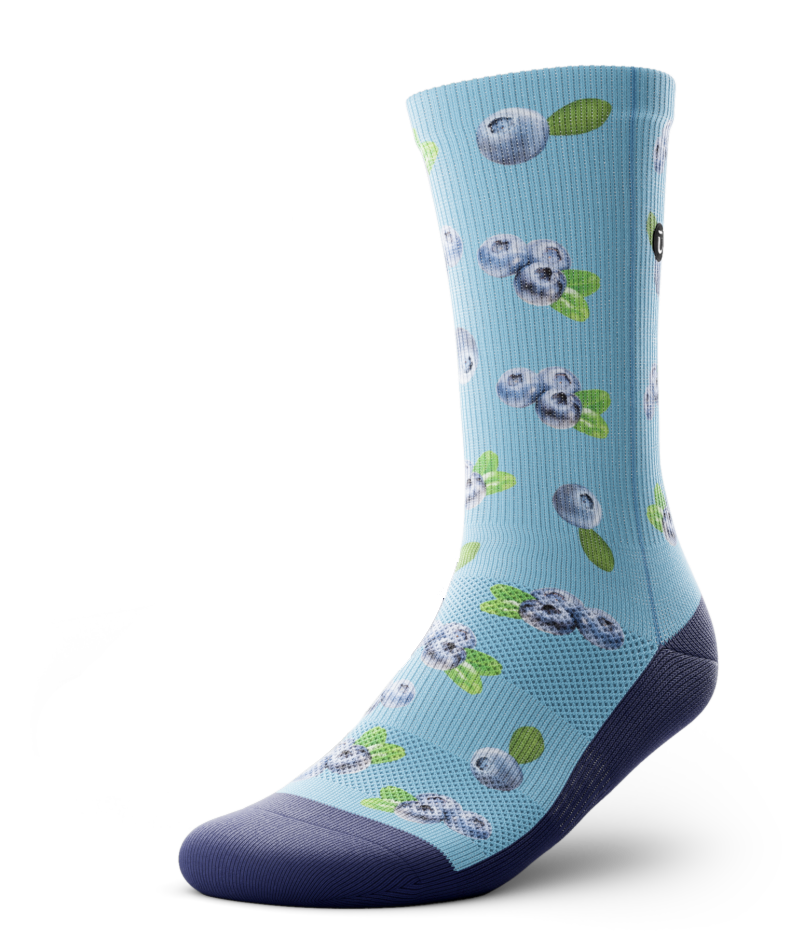 Image KRONO socks pale blueberry V2 BLUE - Size M/L