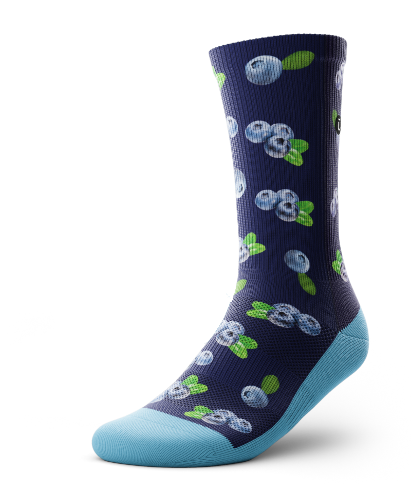 Image KRONO socks dark blueberry V2 BLUE - Size S/M