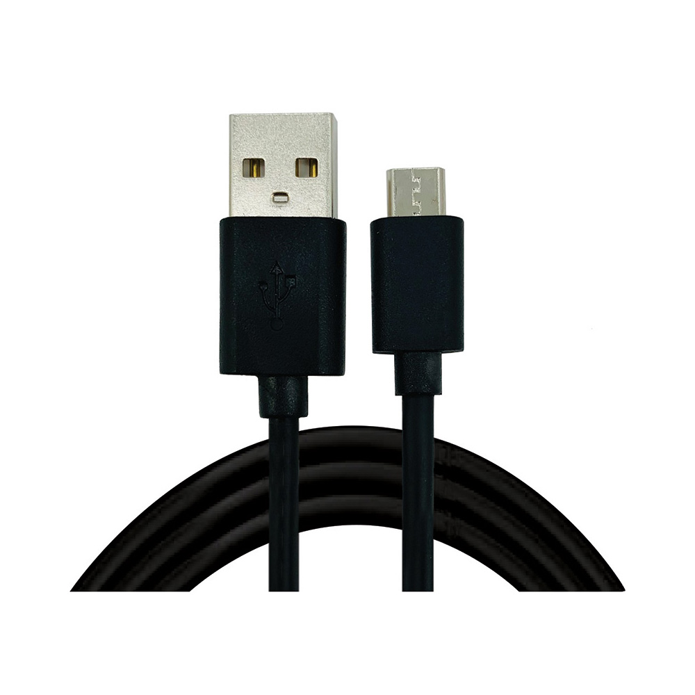 Image USB-A to Micro USB Cables - 3m - 3 asst. colors :  White, Black, Gun Metal