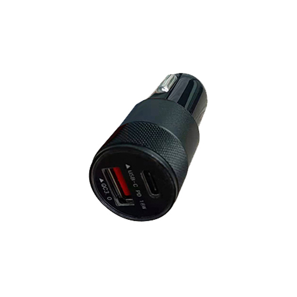 Image Refill of 12 x Car Charger, Dual Port: USB-C & USB-A