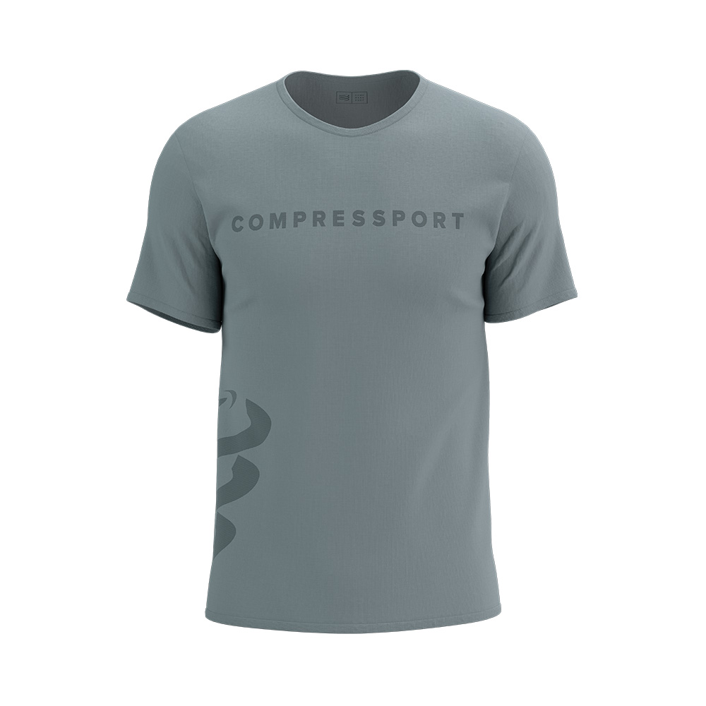 Image Compressport Logo Haut Manches Courtes Homme ALLOY L