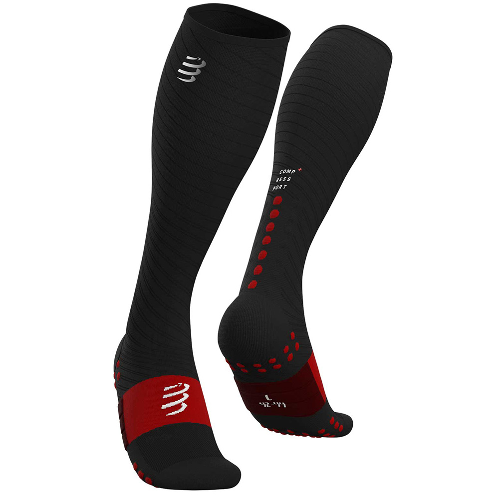 Image Compressport Full Socks Bas Long Recuperation NOIR 1S