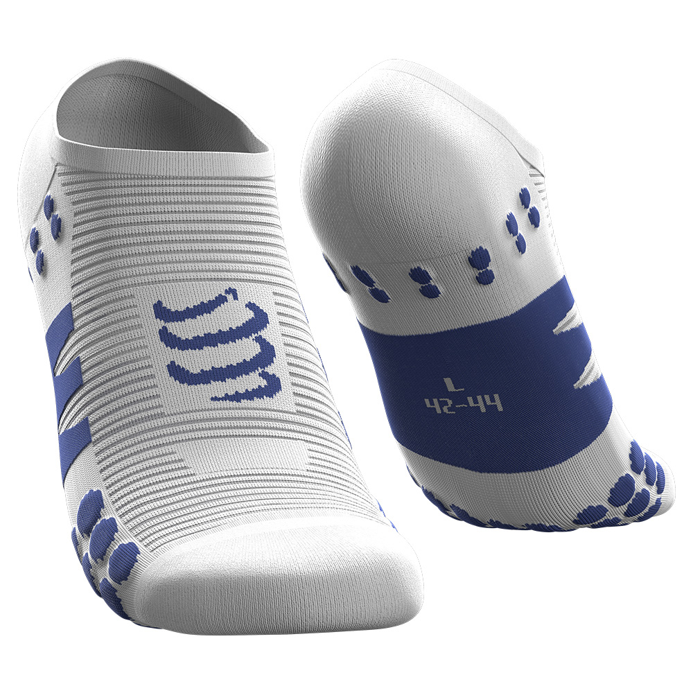 Image Compressport PRS V4 No Show Sock WHITE T2