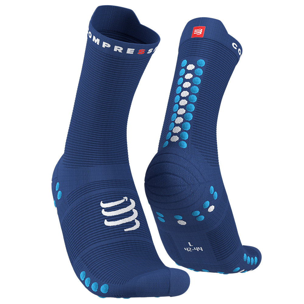 Image Compressport PRS V4 Run Hi Sock SODALITE T1