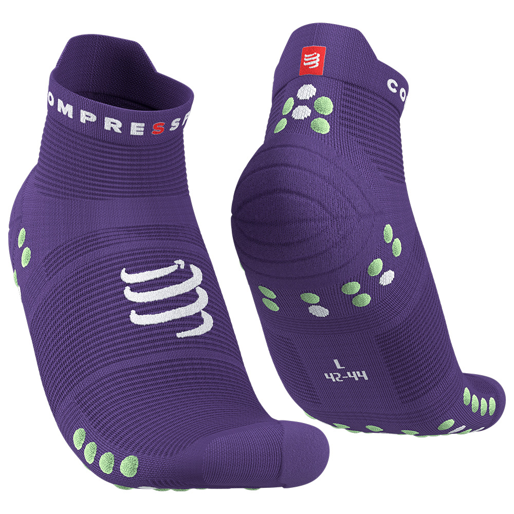 Image Compressport PRS V4 Run Low Sock PURPLE T3