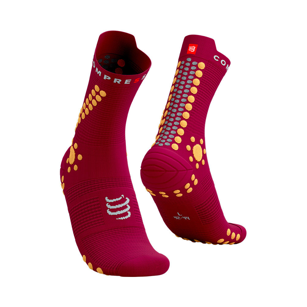 Image Compressport PRS V4 Trail Sock PERSIAN RED T4