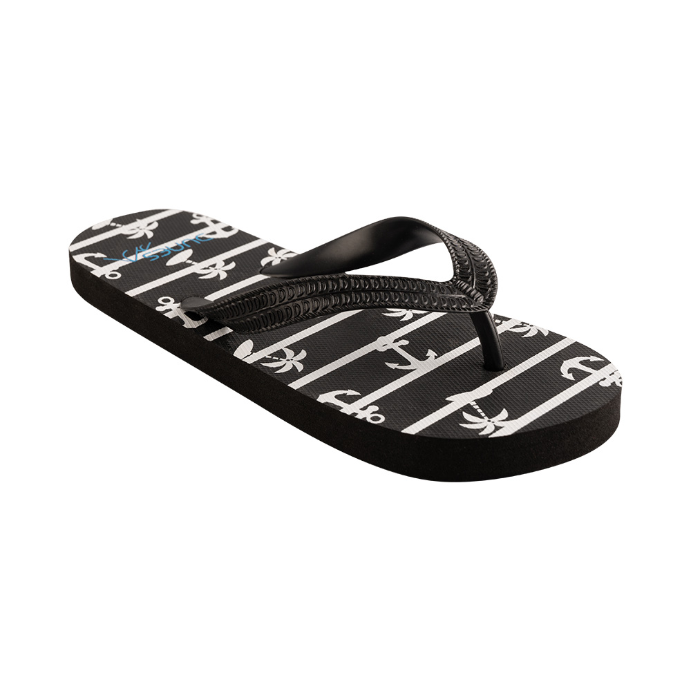 Image Dunes Beach Flip flops Junior Anchor BLACK 4