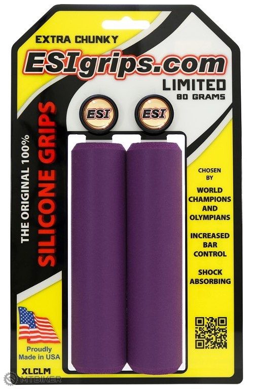 Image ESI Poignées de vélo EXTRA CHUNKY VIOLETTES