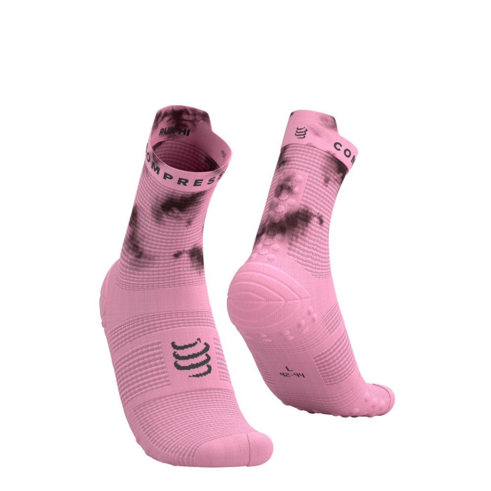 Image Compressport Pro Racing Socks V4.0 Run High - Eat My Dust! Unisexe ZEPHYR TIE DYE T1