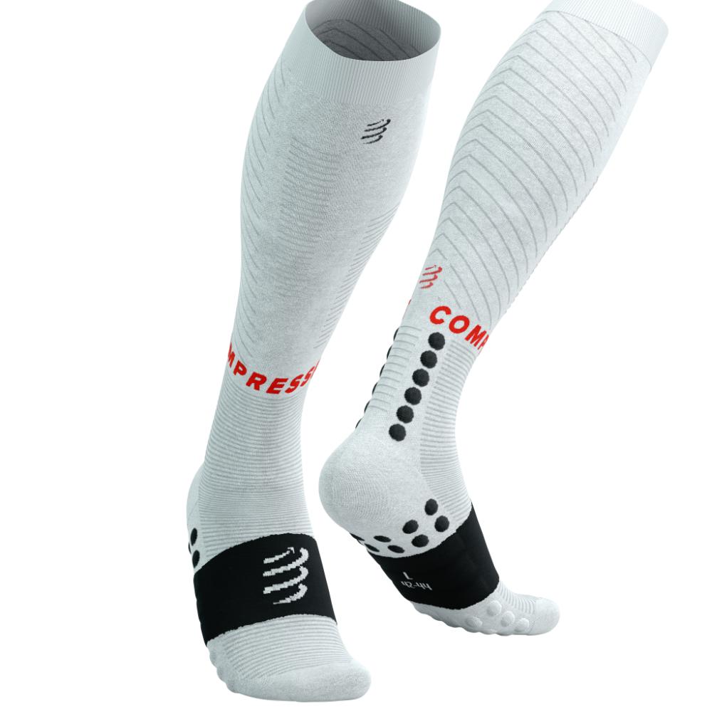 Image Compressport Full Socks Bas Long Recuperation 2.0 BLANC 2L