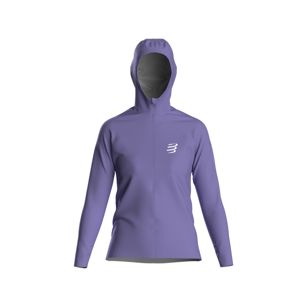 Image Compressport Hurricane Waterproof Jacket Woman ASTER PURPLE XS