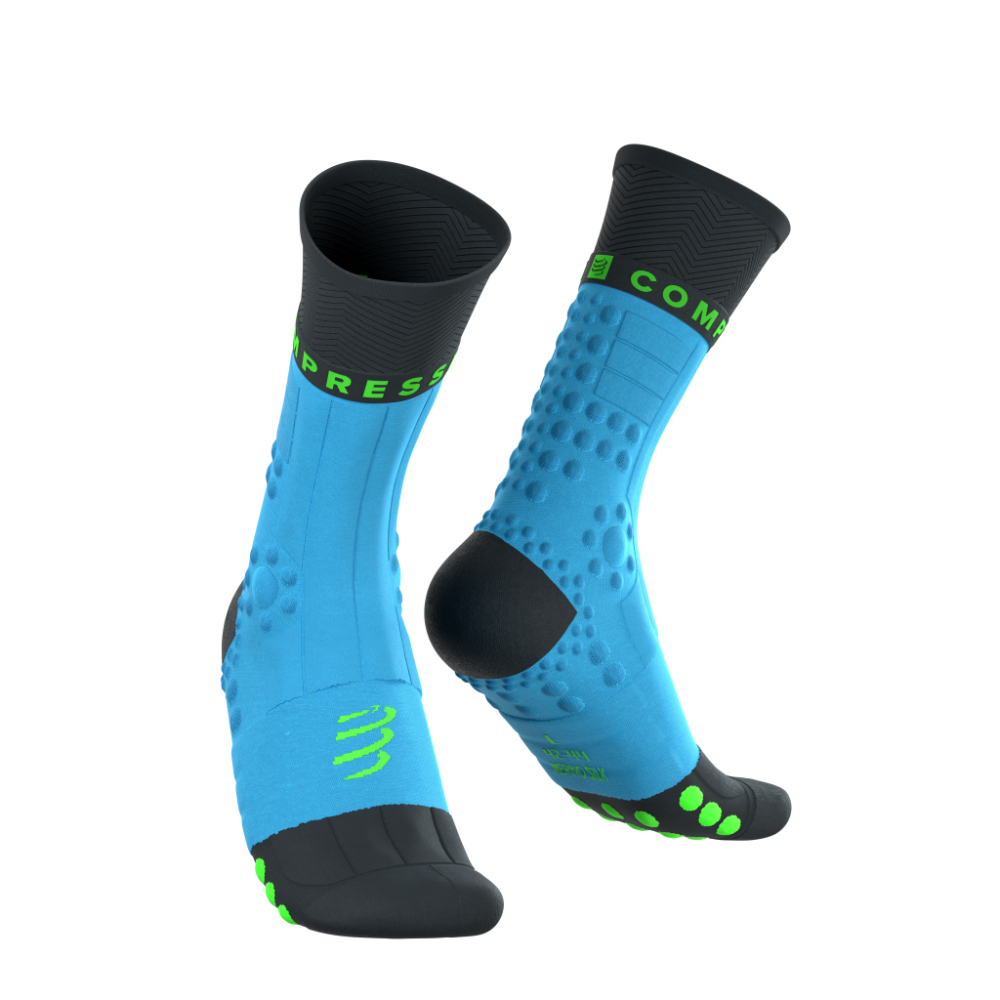 Image Compressport Pro Racing Socks Winter Trail Unisex NORSE BLUE/BLACK T2