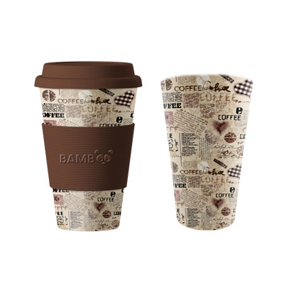Image Bamboo Mug, COFFEE DESIGN (Recharge)