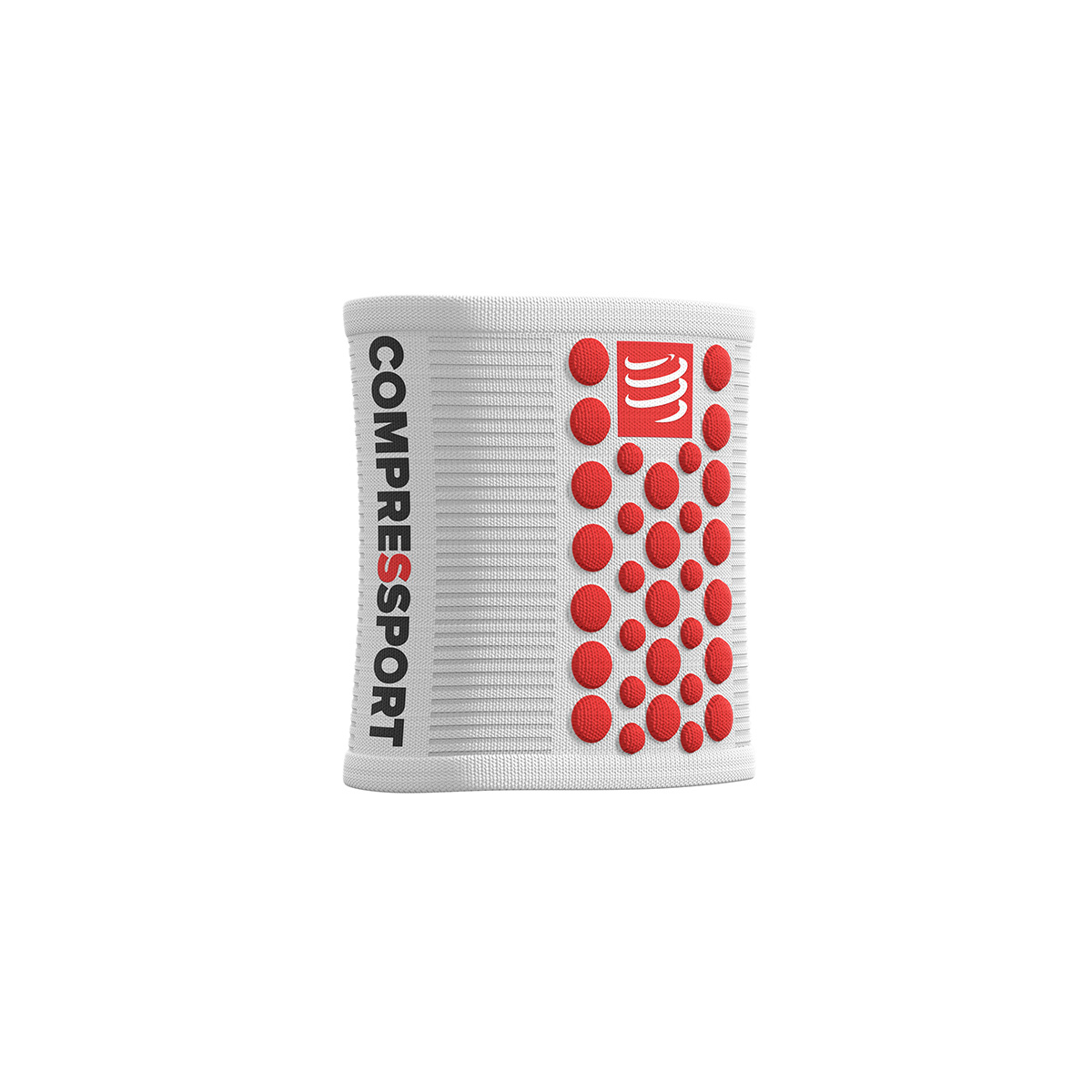 Image Compressport 3D Dots Poignet BLANC/ROUGE T/U