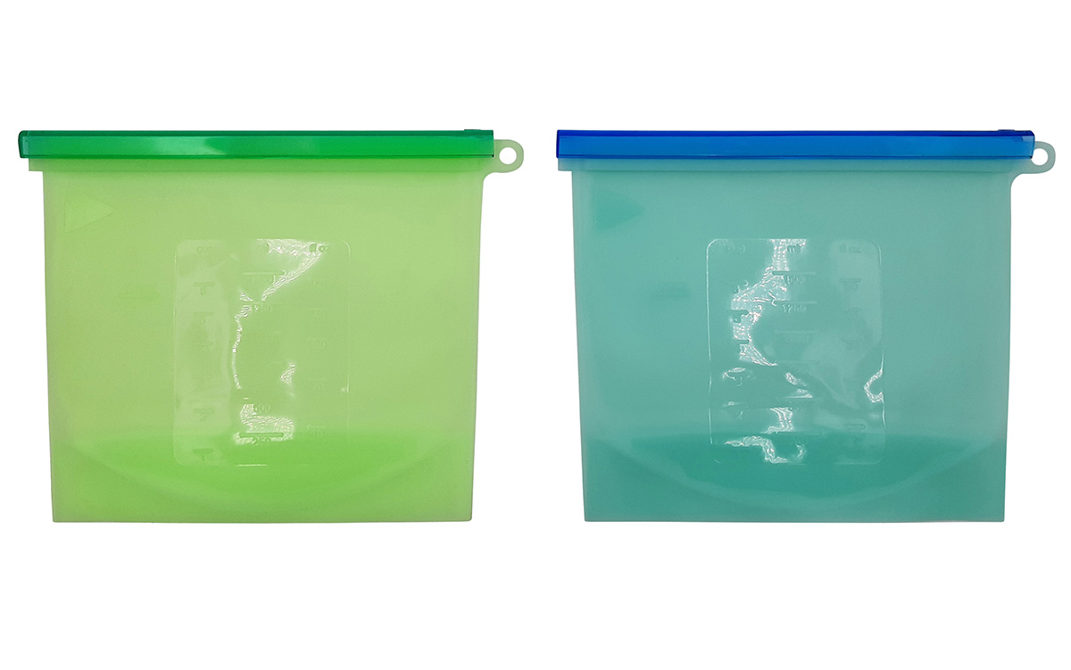 Image SiliconeFood Storage Bags - 2 pcs - 1500ml