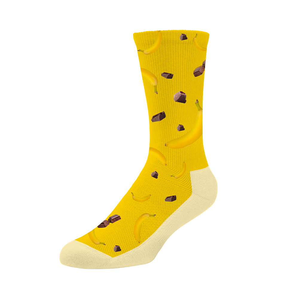 Image KRONO socks banana dark YELLOW - Size M/L