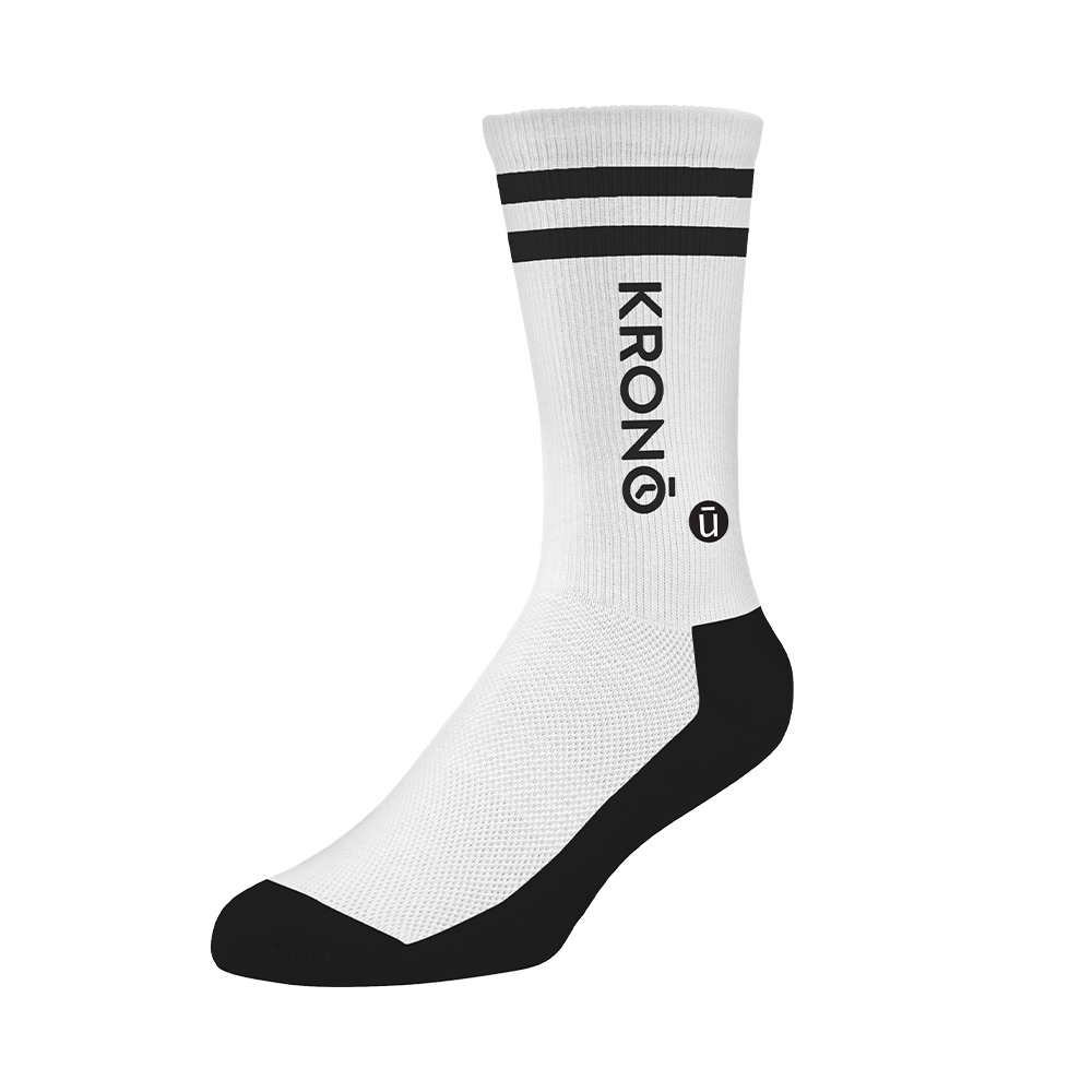 Image KRONO socks stripe WHITE/BLACK - Size M/L