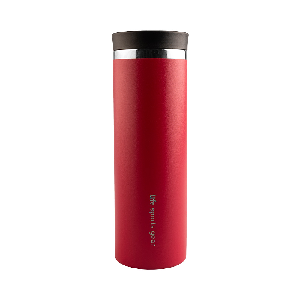 Image LSG Stainless Steel dual wall 450ml/15oz bottle RED