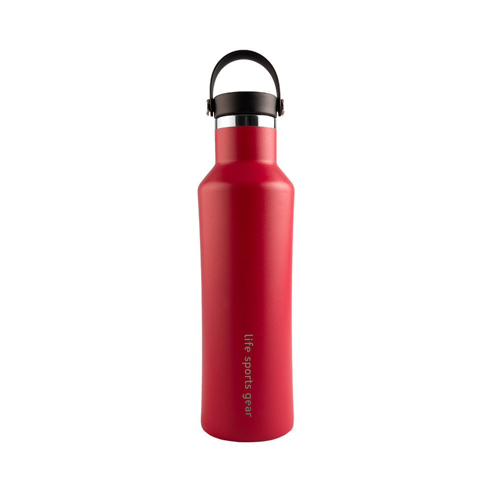 Image LSG Stainless Steel dual wall 530ml / 18oz bottle RED