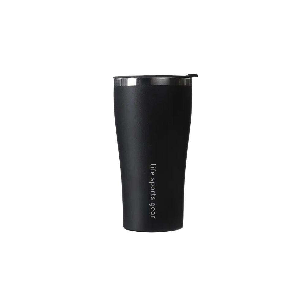 Image LSG Stainless steel bottle 520ml/18oz dual wall BLACK