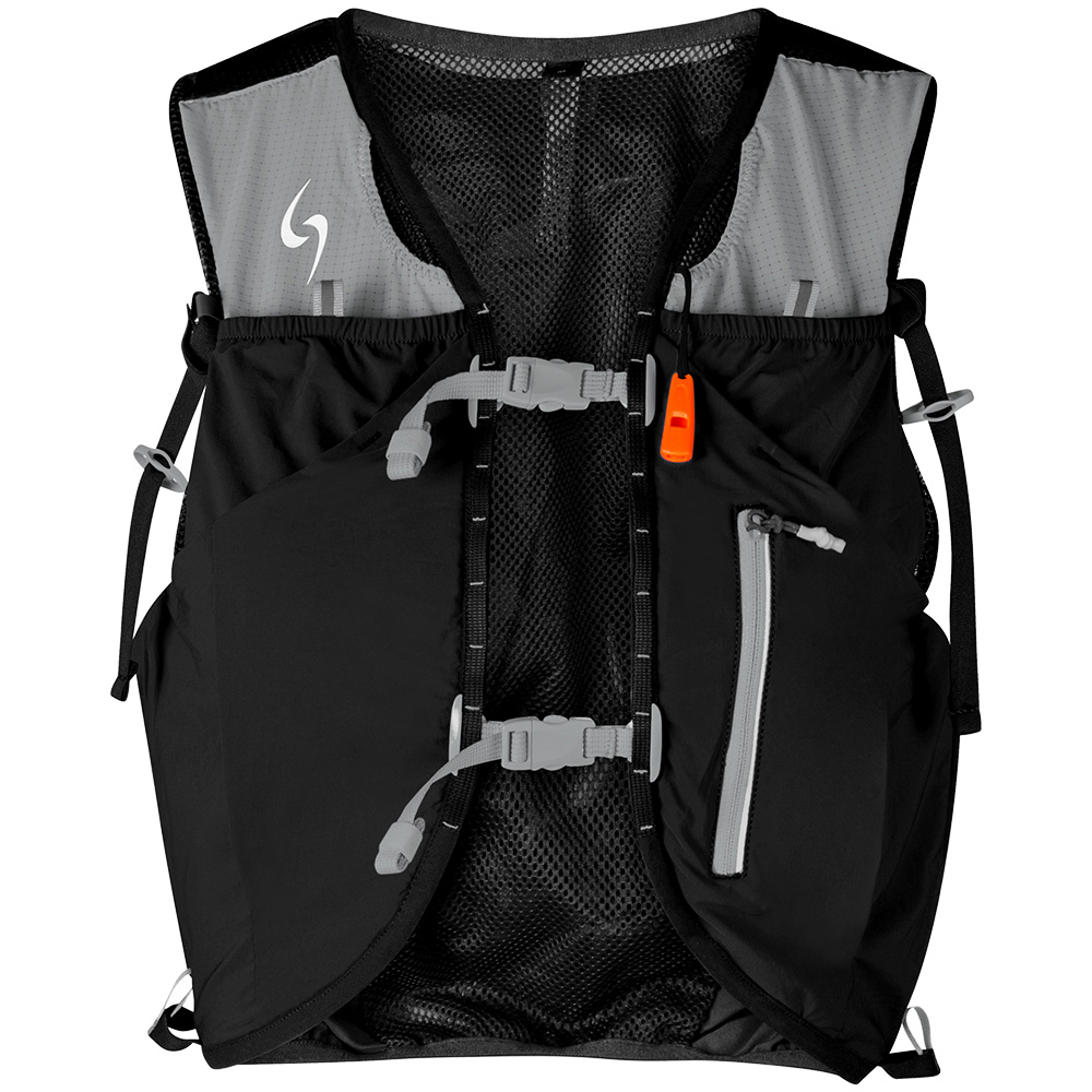 Image Life Sports Gear, Hydration vest, Cyclone, 10 L, Black/Grey, L