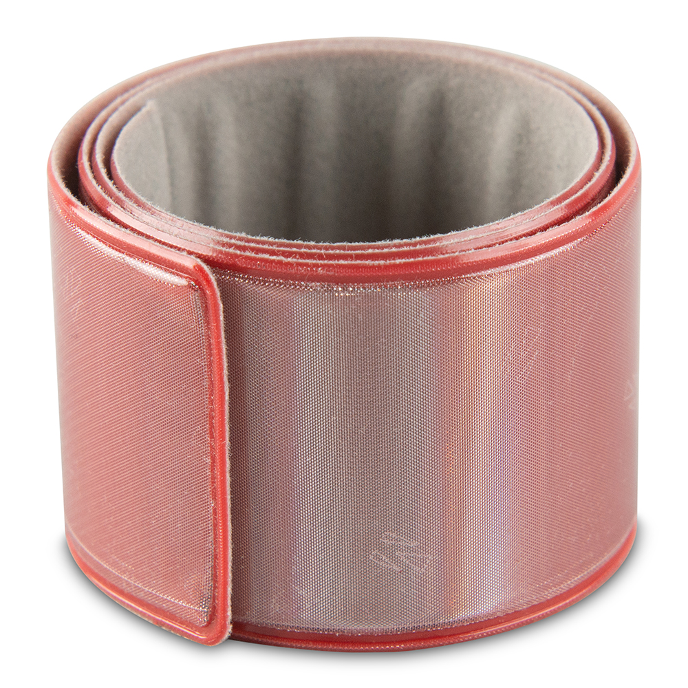 Image LSG Reflective Slap Band RED