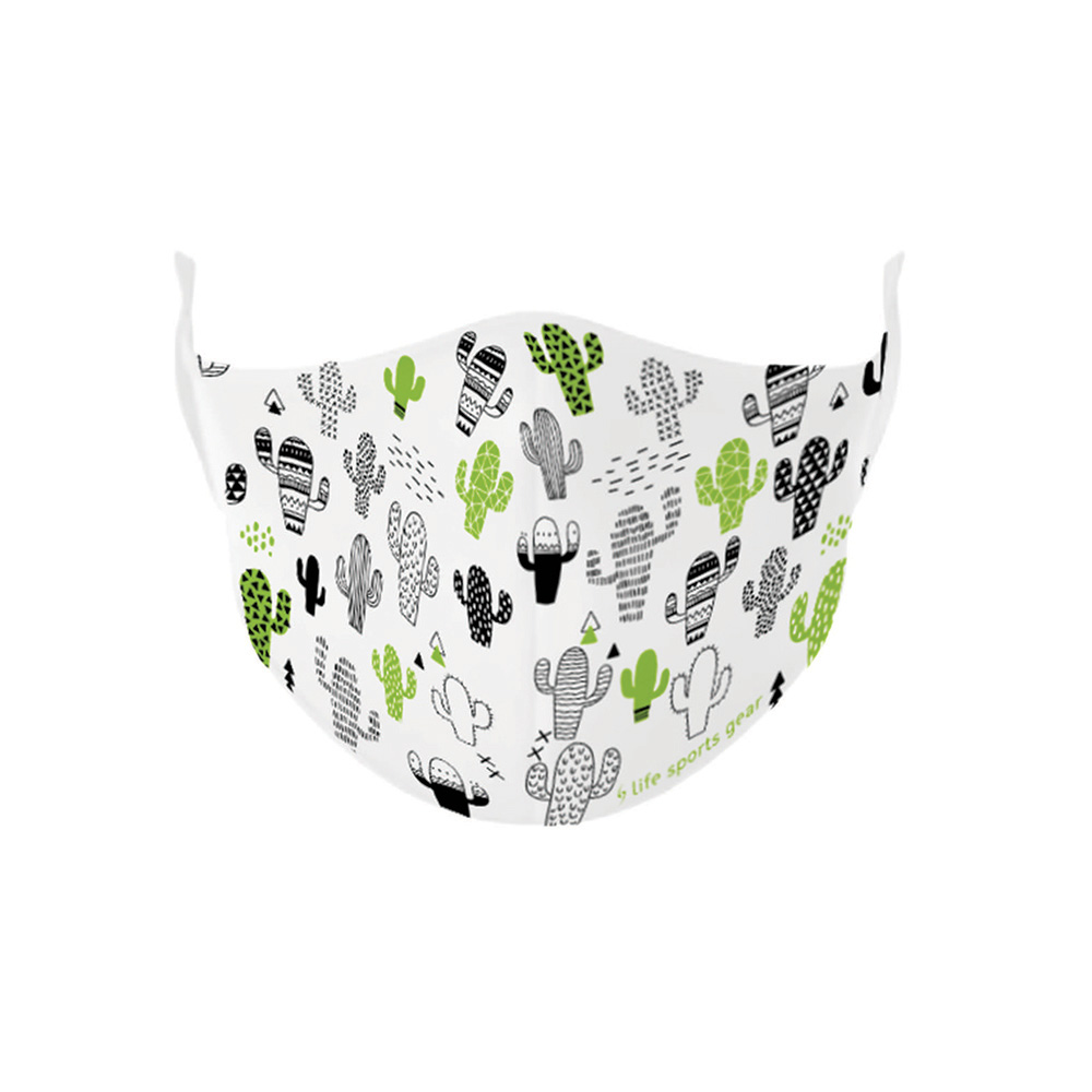 Image Reusable Mask Kids - Cactus Design - Small