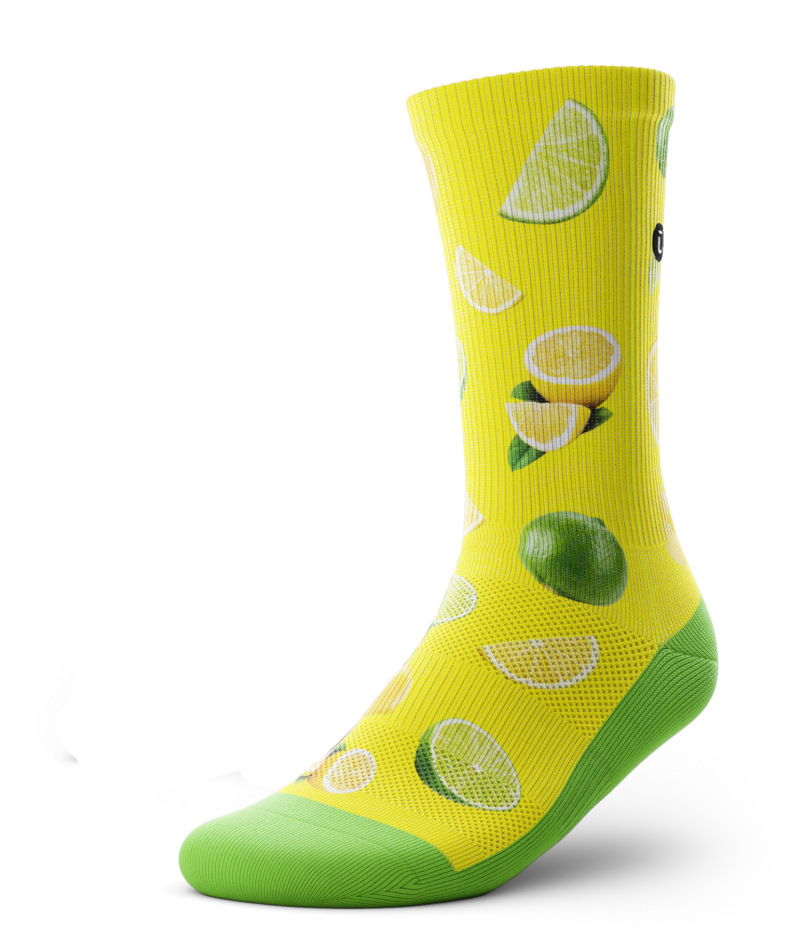 Image KRONO socks lemon-lime GREEN - Size S/M