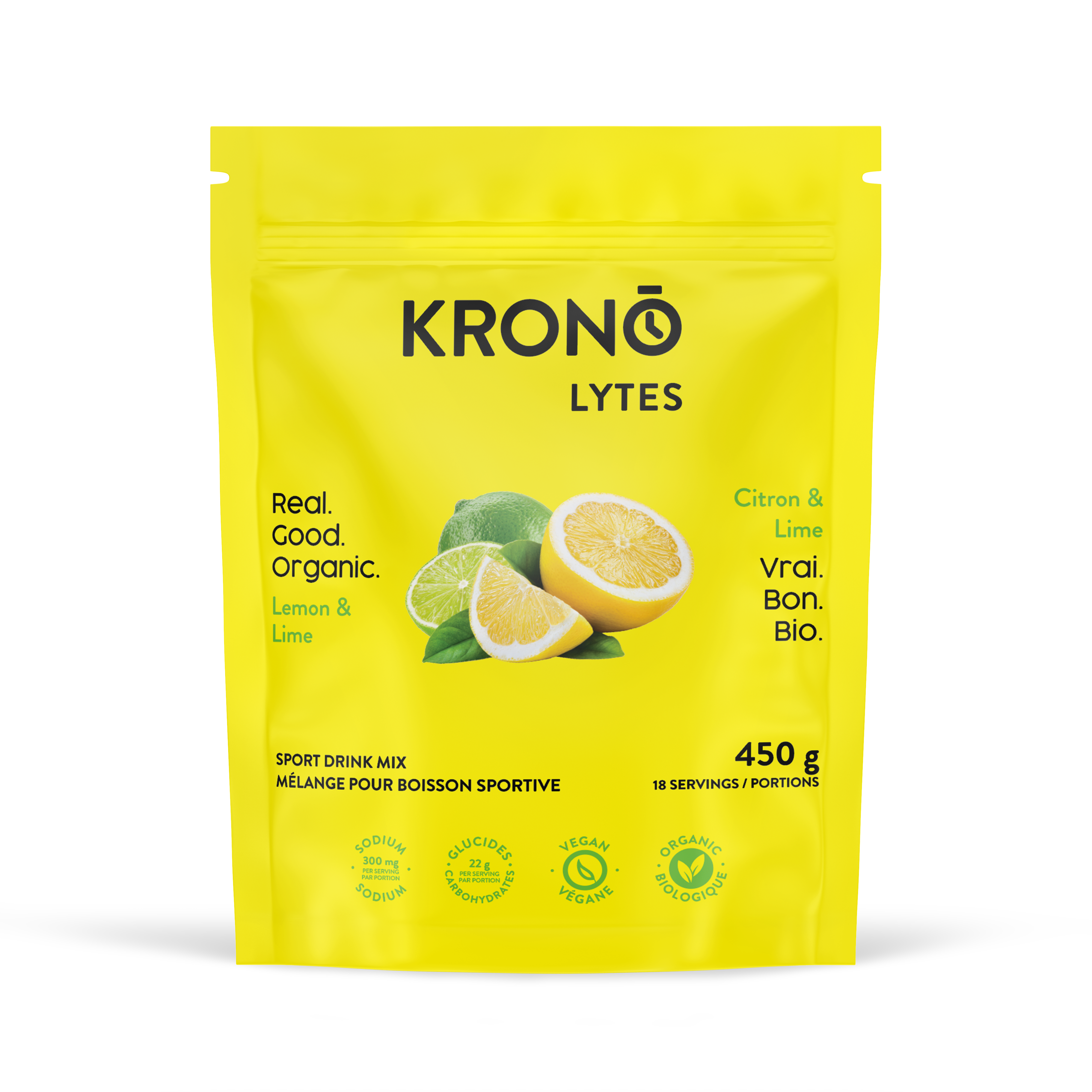 Image KRONO Electrolytes 450g Lime and Lemon