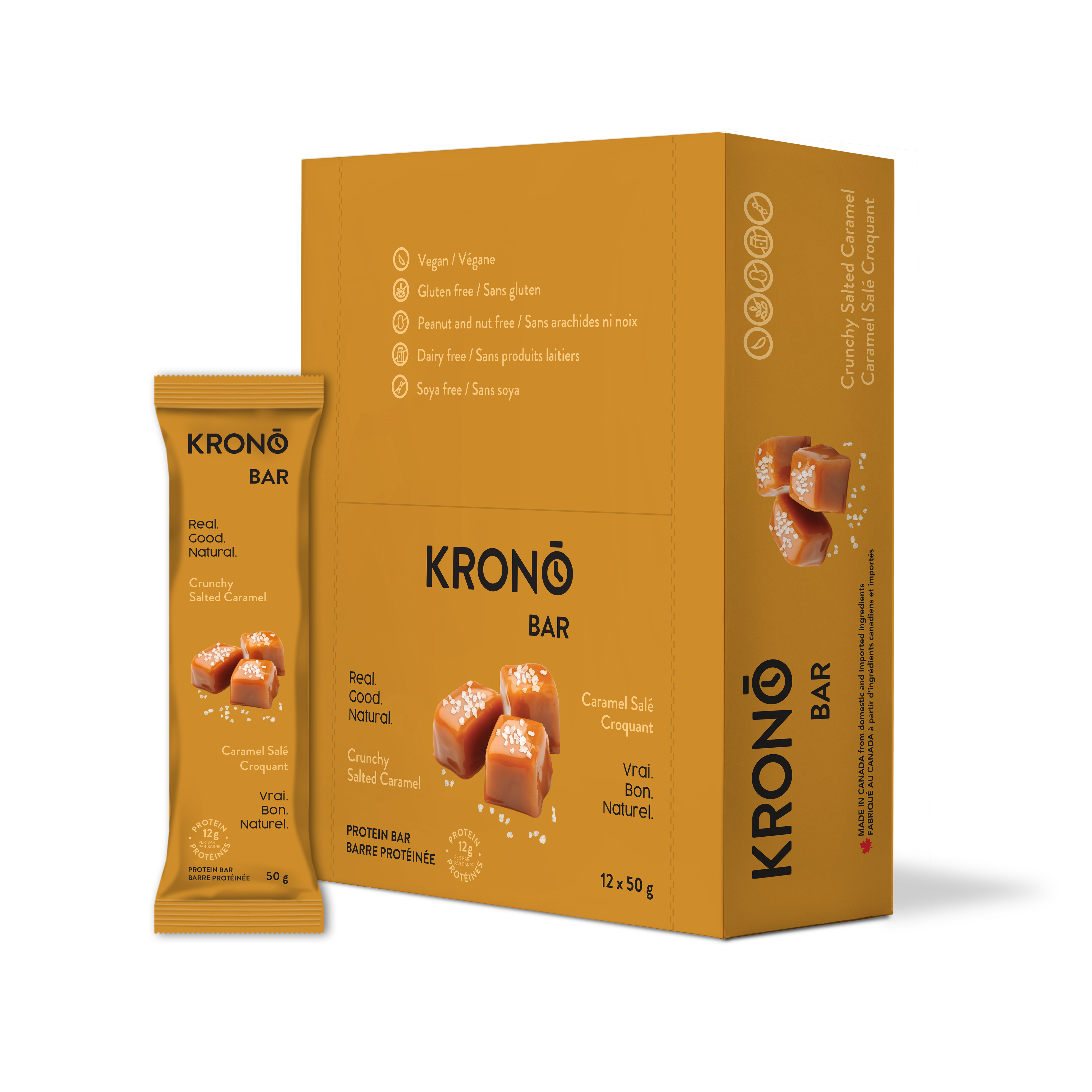 Image KRONO Salted Caramel Protein Bar