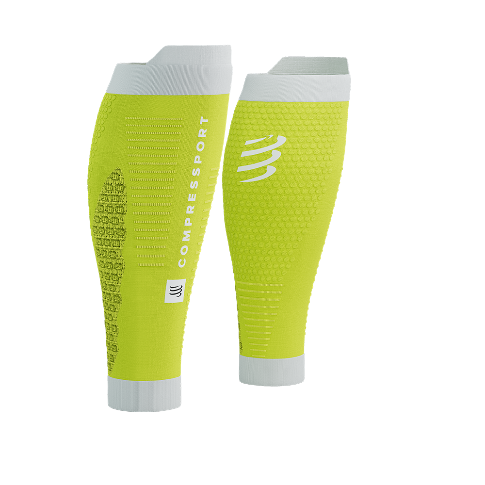 Image Compressport R2 3.0 Calf Sleeves SAFETY YELLOW T4