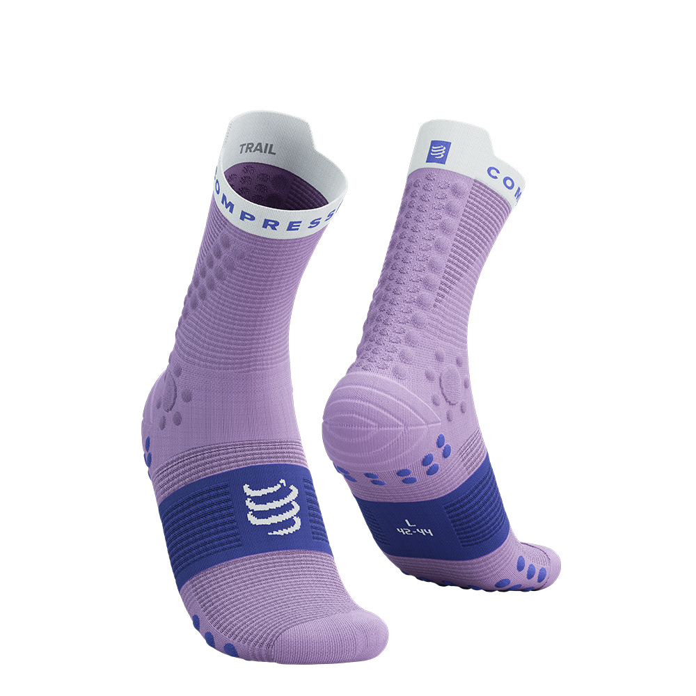 Image Compressport PRS V4 Trail Sock LUPINE PURPLE T2