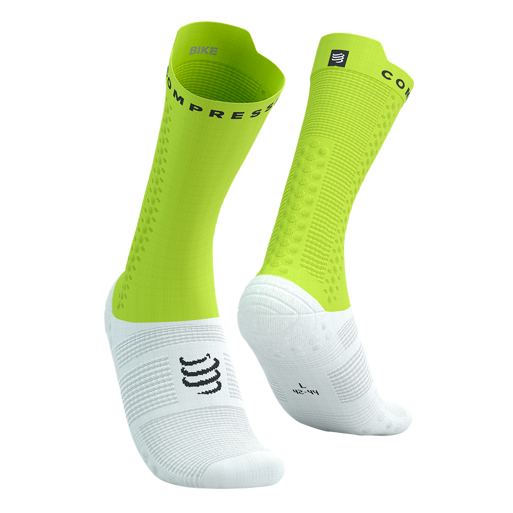 Image Compressport PRS V4 Bas Velo JAUNE FLUO T3