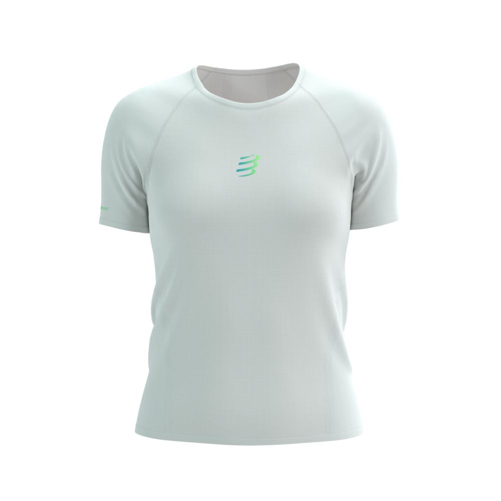 Image Compressport Trail Racing Ss Tshirt Femme BLANC ÉTOILÉ P