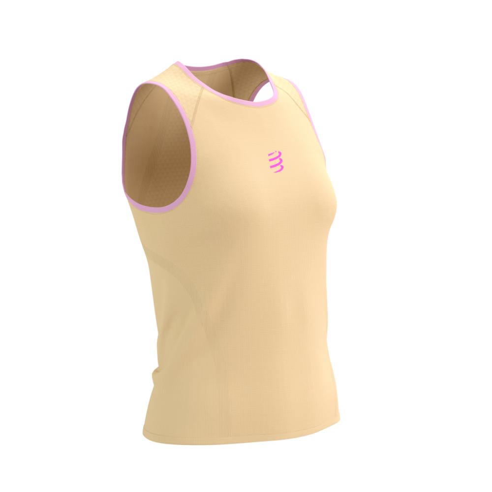 Image Compressport Trail Racing Tank Femme ABRICOT M