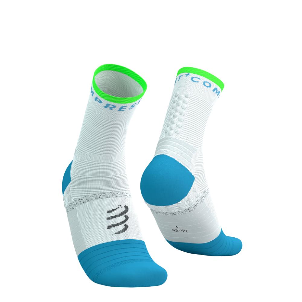 Image Compressport Pro Marathon Socks V2.0 Unisexe BLEU ORIENT/BLANC ÉTOILE T2