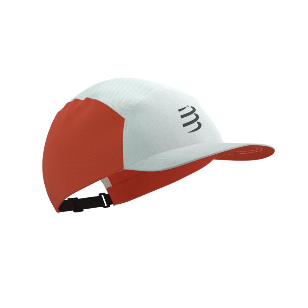 Image Compressport 5 Panel Cap Unisexe BLANC ÉTOILÉ/LYS TIGRÉ TU