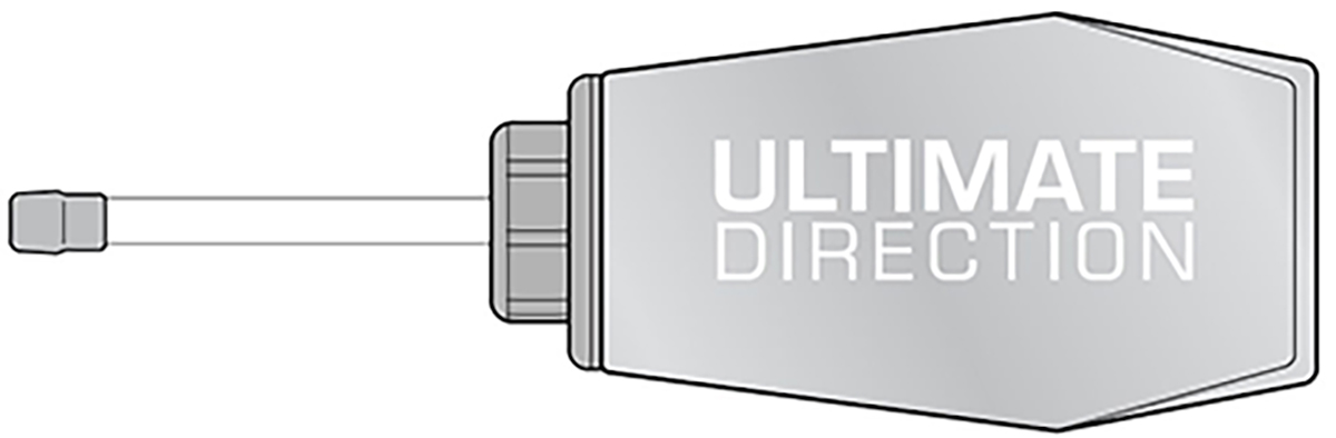Image Ultimate Direction Body Bottle III 500S with Straw
