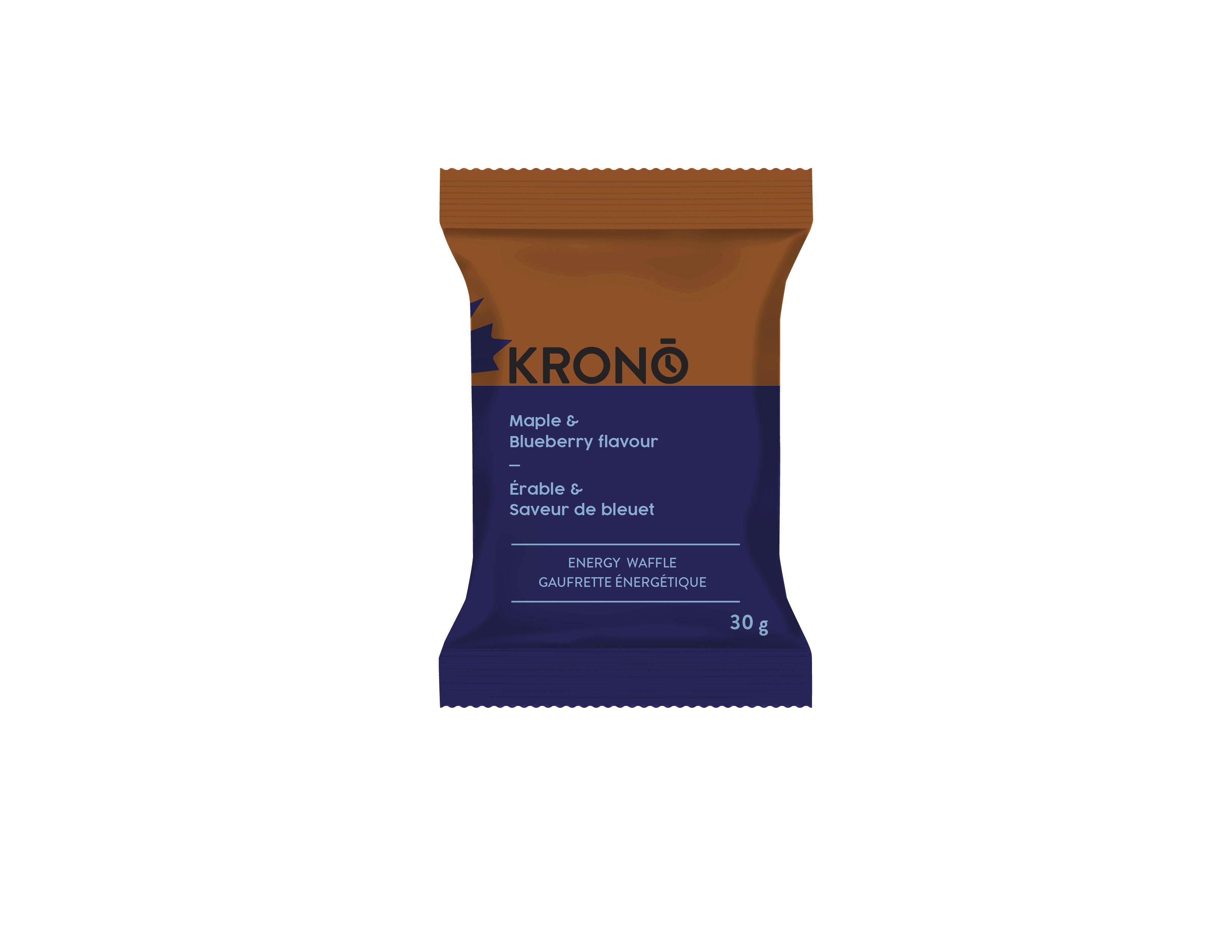 Image KRONO Gaufrette énergétique stroopwafel ÉRABLE BLEUETS